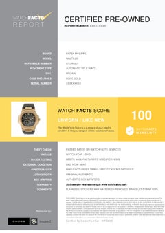 Certified Authentic Patek Philippe Nautilus 5712