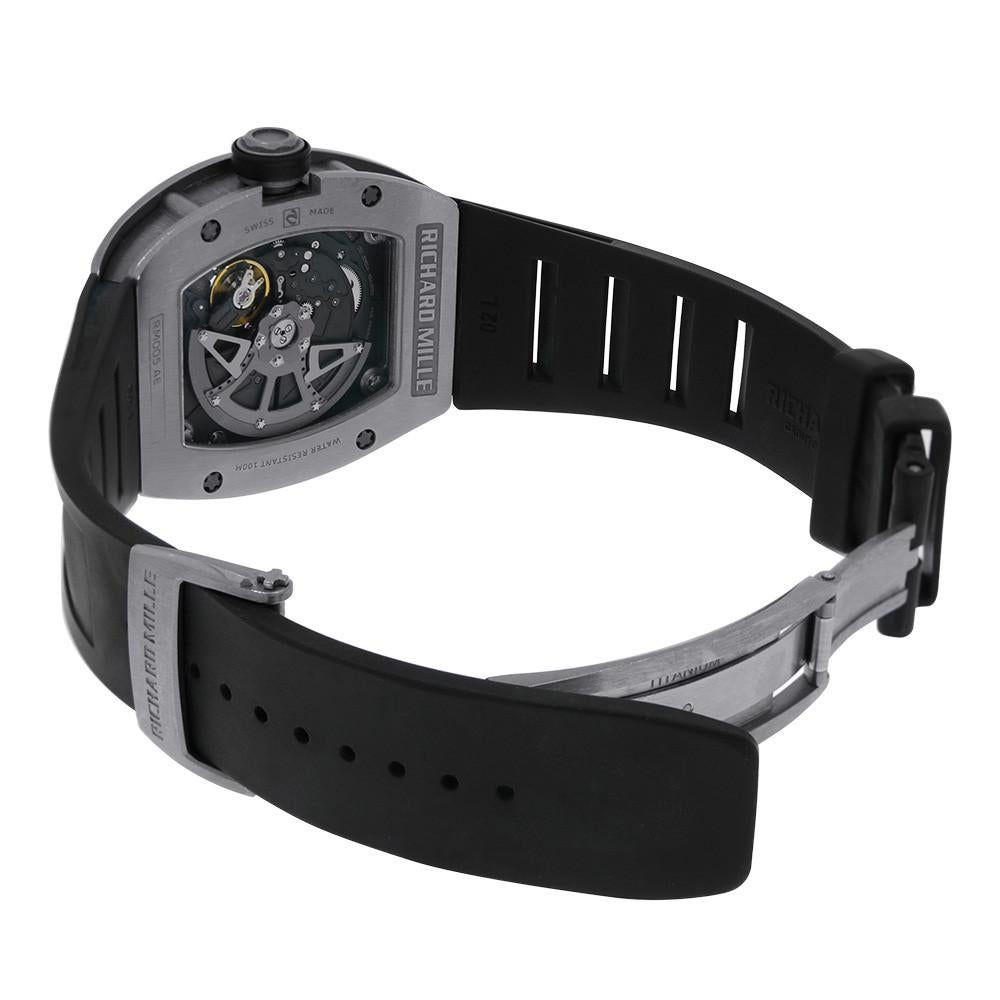 Zertifiziertes authentisches Richard Mille RM 010107039 Schwarzes Zifferblatt Damen im Angebot