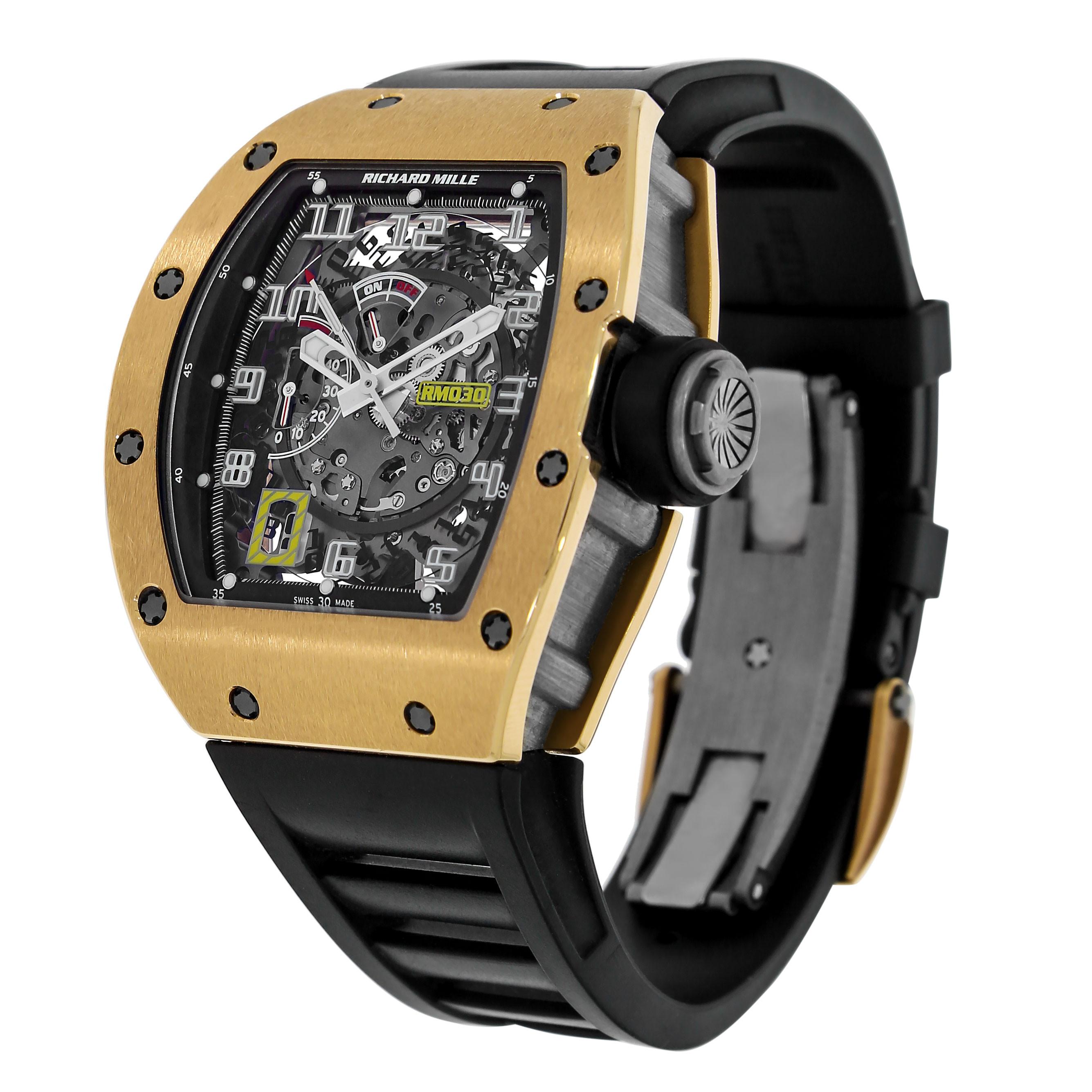 Certified Authentic Richard Mille RM 030166199 In Good Condition For Sale In Miami, FL