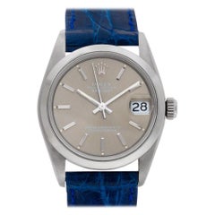 Certified Authentic Rolex Datejust 3180, Silver Dial
