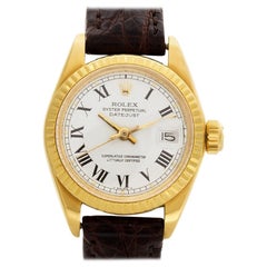 Certified Authentic Rolex Datejust 6960, White Dial