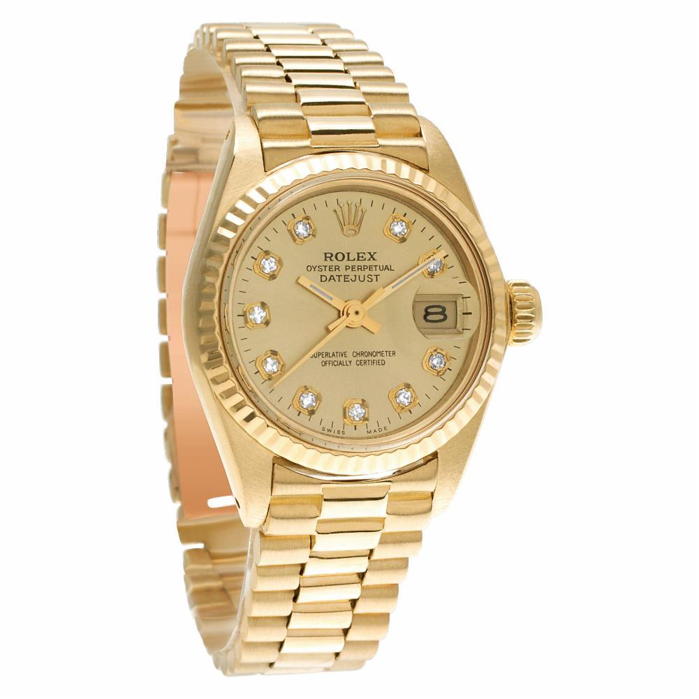 Certified Authentic Rolex Datejust 10188, White Dial In Excellent Condition For Sale In Miami, FL