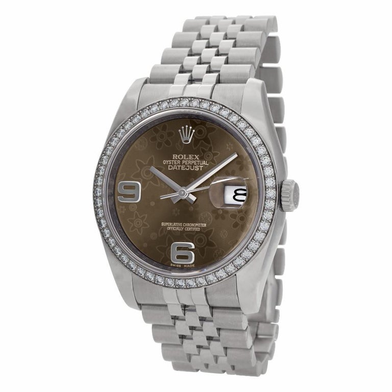Certified Authentic, Rolex Datejust 14160, White Dial For Sale at 1stdibs