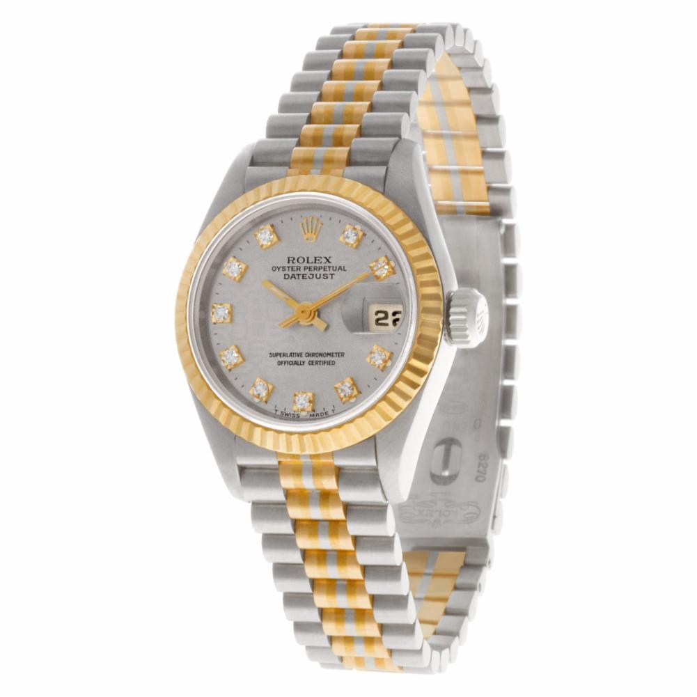 Contemporary Certified Authentic Rolex Datejust 14280, White Dial For Sale
