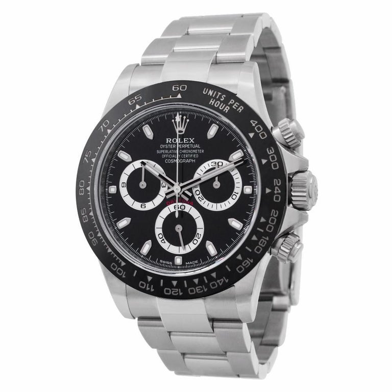 Certified Authentic Unworn Black Dial Rolex Daytona 116500 For Sale at ...
