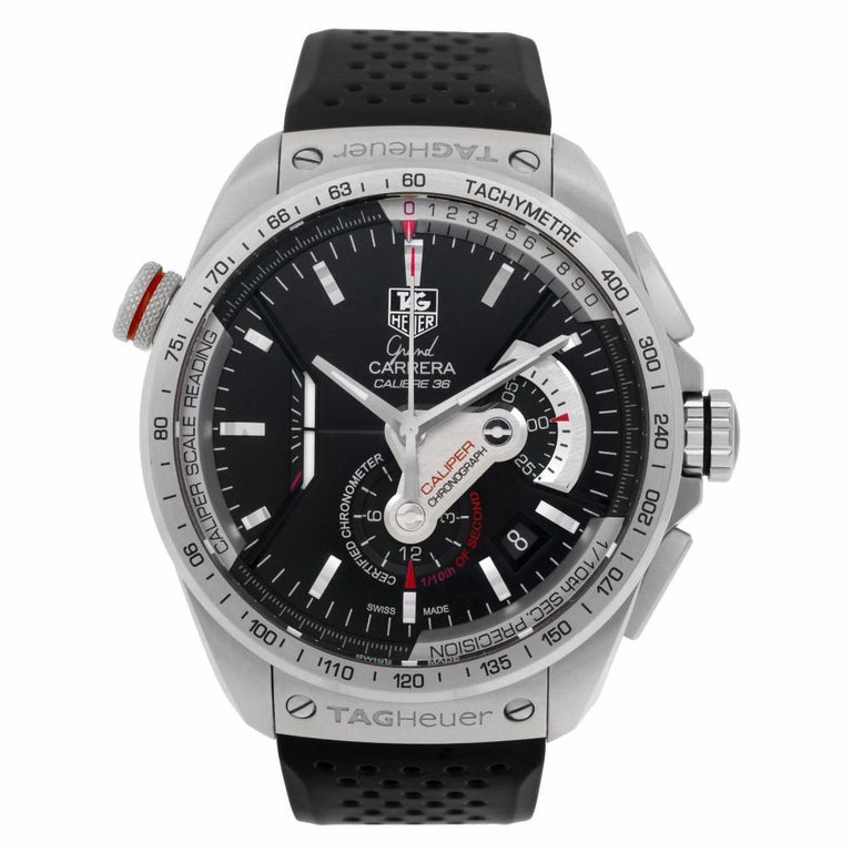 Certified Authentic TAG Heuer Carrera 7056, White Dial For Sale at 1stDibs