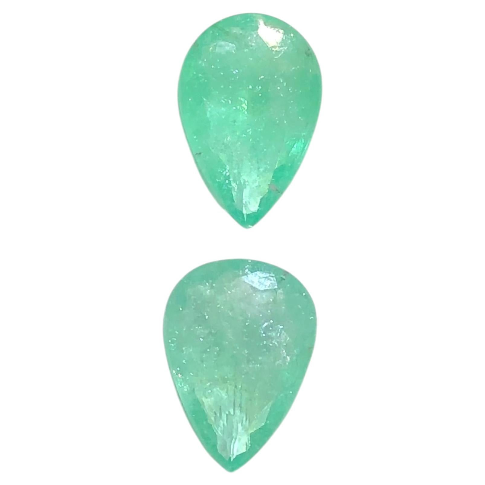 Certified Blue Green Natural Paraiba Tourmaline Pear Cut 2.98 Ct Loose Gemstone