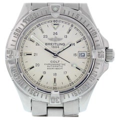 Certified Breitling Colt A17350 with Band and White Dial