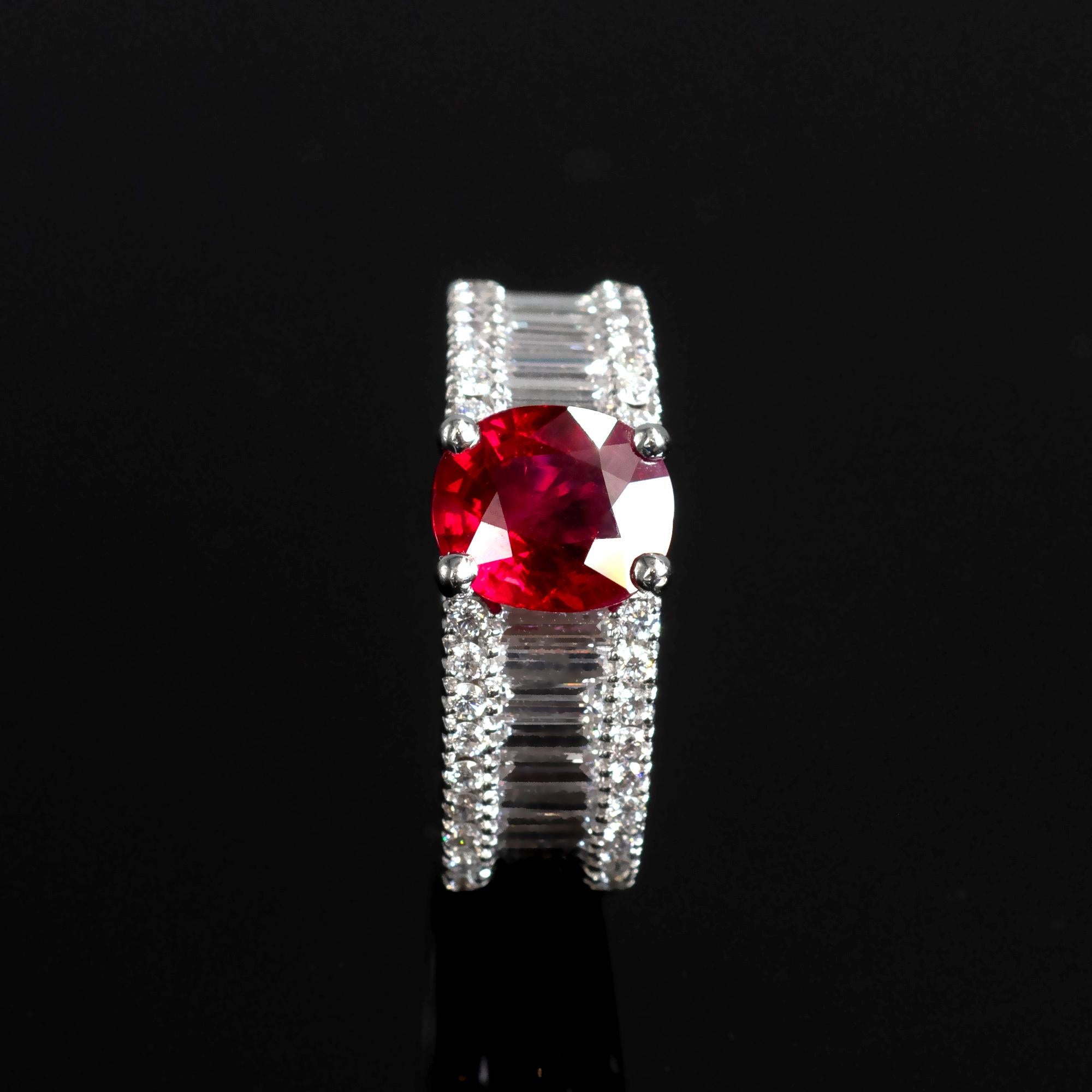 pigeon blood ruby engagement rings