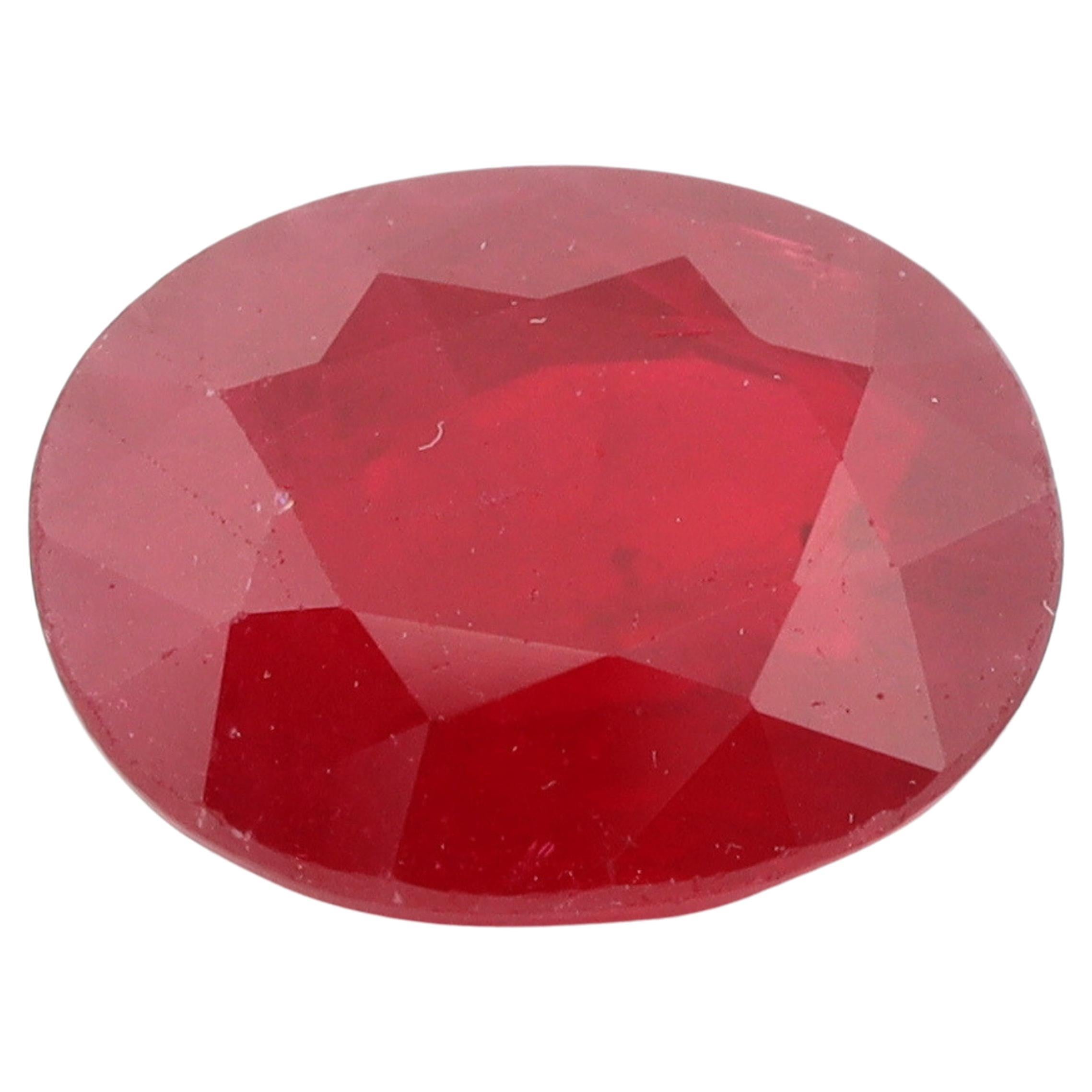 Certified Burmese Ruby - 1.64ct For Sale