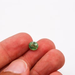 Grenat démantoïde naturel jaune-vert certifié, forme ovale, 2,06 carats, 8090776
