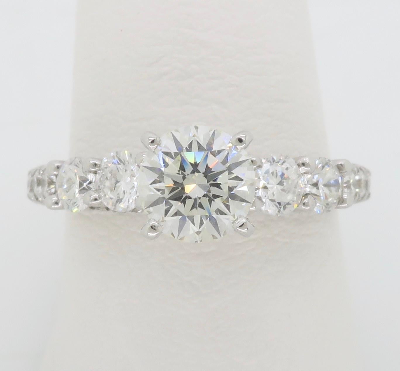 Zertifizierter Verlobungsring mit verkrustetem Diamant im Angebot 5