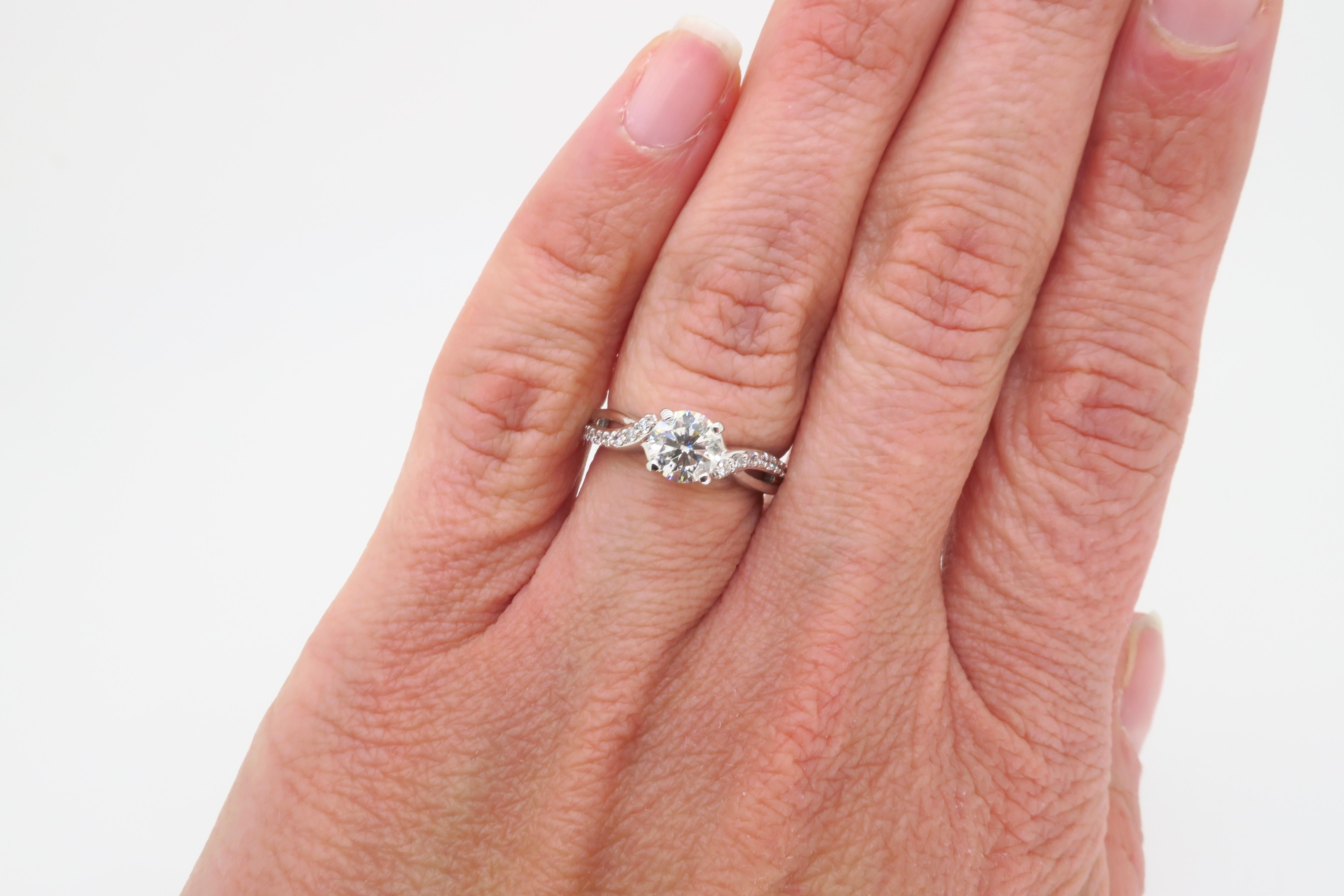 Certified Diamond Engagement Ring 6