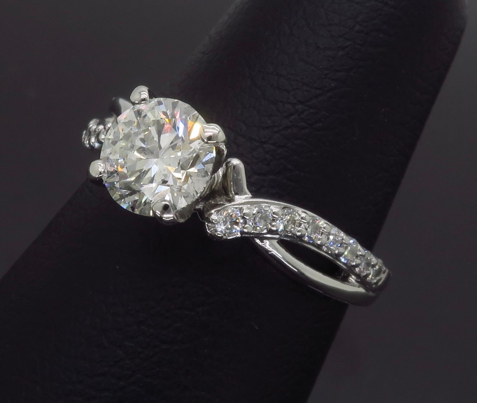 Women's Certified Diamond Engagement Ring