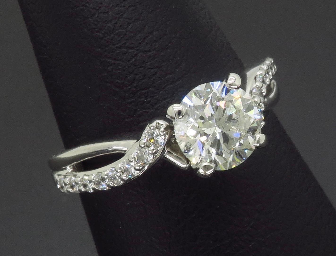 Certified Diamond Engagement Ring 1