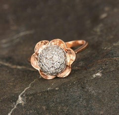 Anillo Diamante Certificado Oro Macizo 14K Joyas de Verano Hechas a Mano Ofertas de Bodas