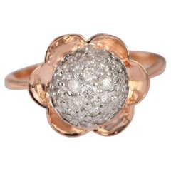 Certified Diamond Ring 14K Solid Gold Handmade Summer Jewelry Wedding Specials