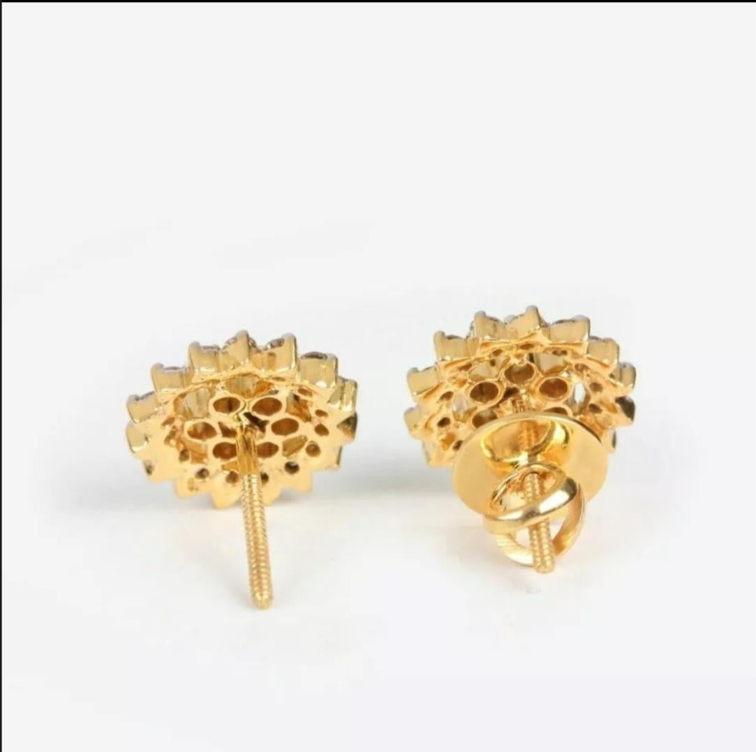 Certified Diamond Stud Earrings Floral 14K Solid Gold Handmade Fine Earring Gift

Shape
Flower
Closure
Screw Back
Main Stone
Diamond
Base Metal
Yellow Gold
Material
14K Solid Gold
Total Carat Weight
0.24 Cts And Above
Certification
IGI
Metal