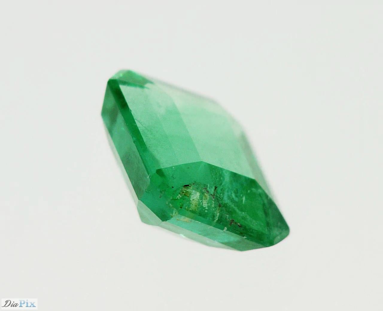 Certified Intense / Vivid Green Emerald  For Sale 1