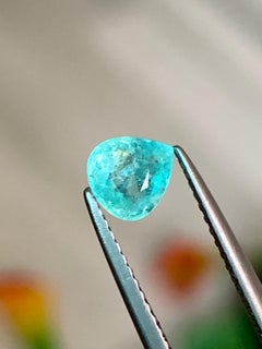 Certified Fine Grade Natural Eye Catching Blue Paraiba Tourmaline 0.69 Cts