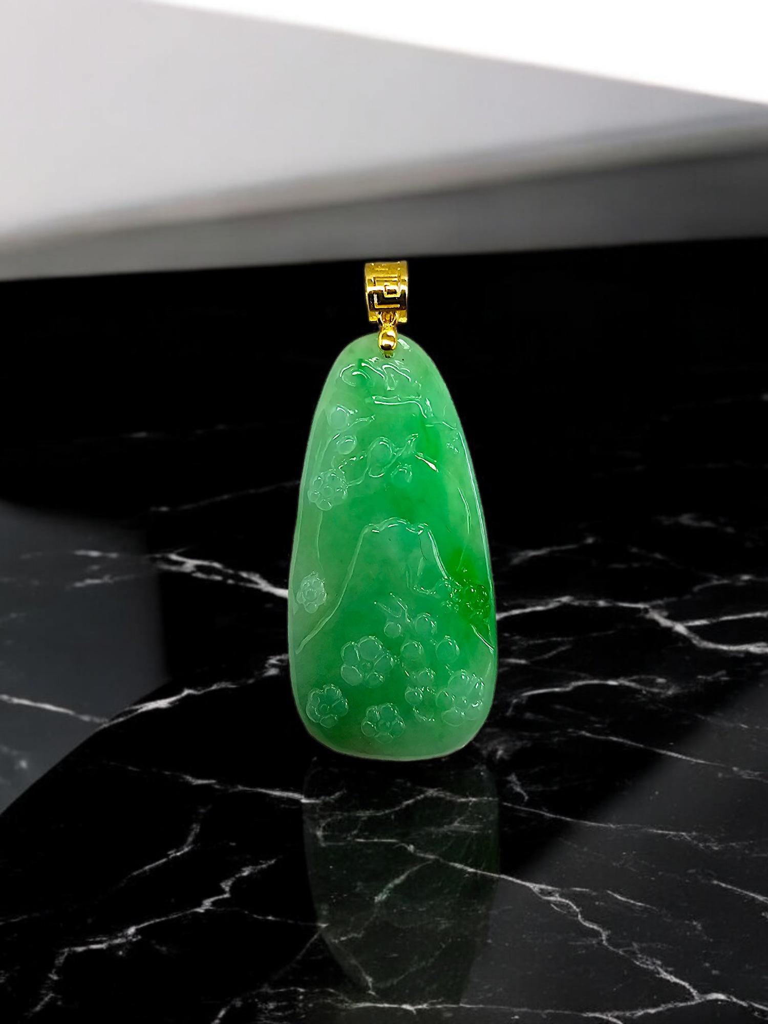 burmese jade pendant