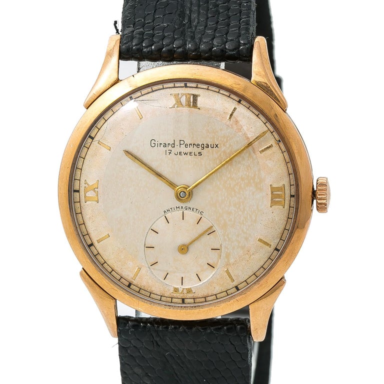 Certified: Girard Perregaux 17 Jewels Antimagnetic Mens Automatic Watch