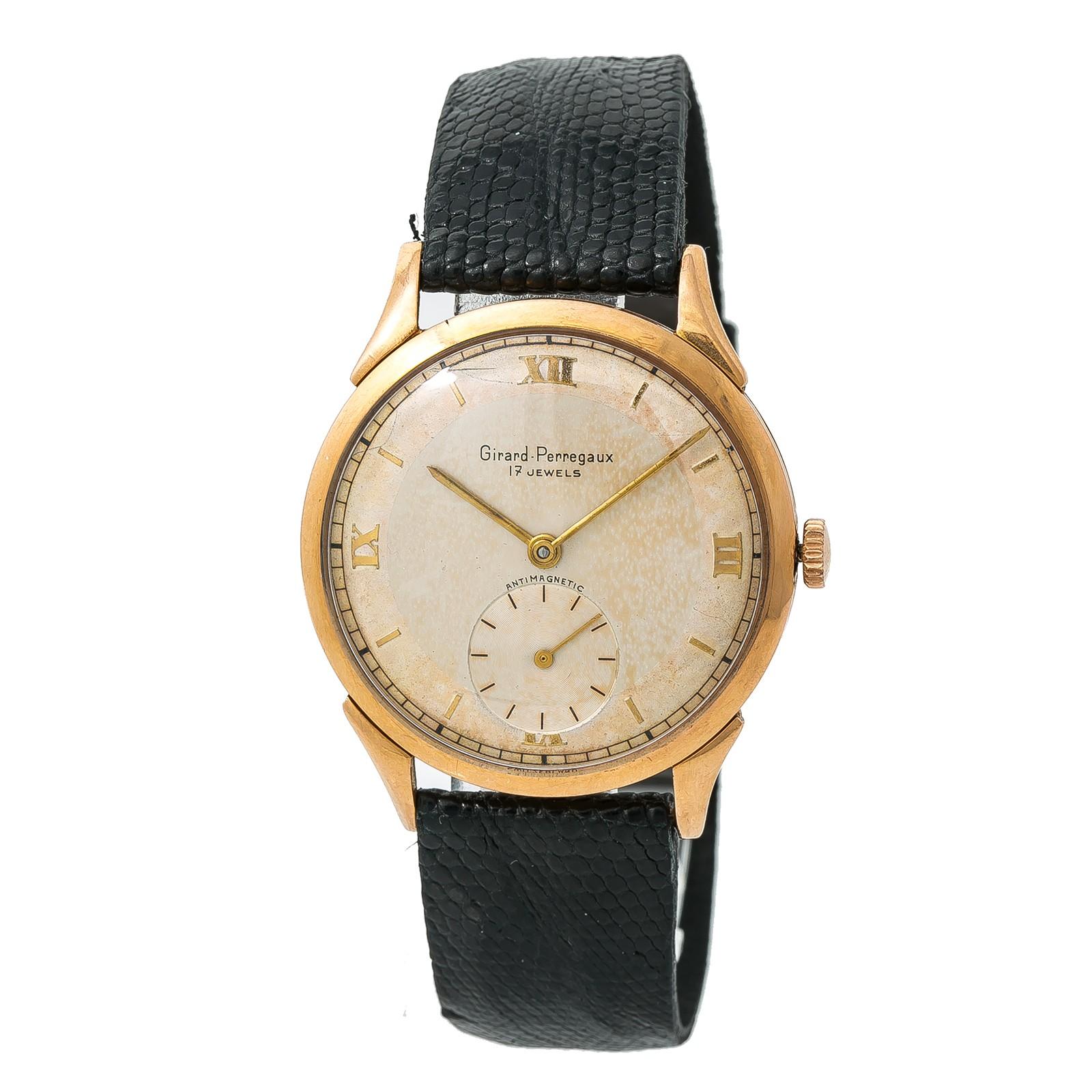 Certified: Girard Perregaux 17 Jewels Antimagnetic Mens Automatic Watch at  1stDibs