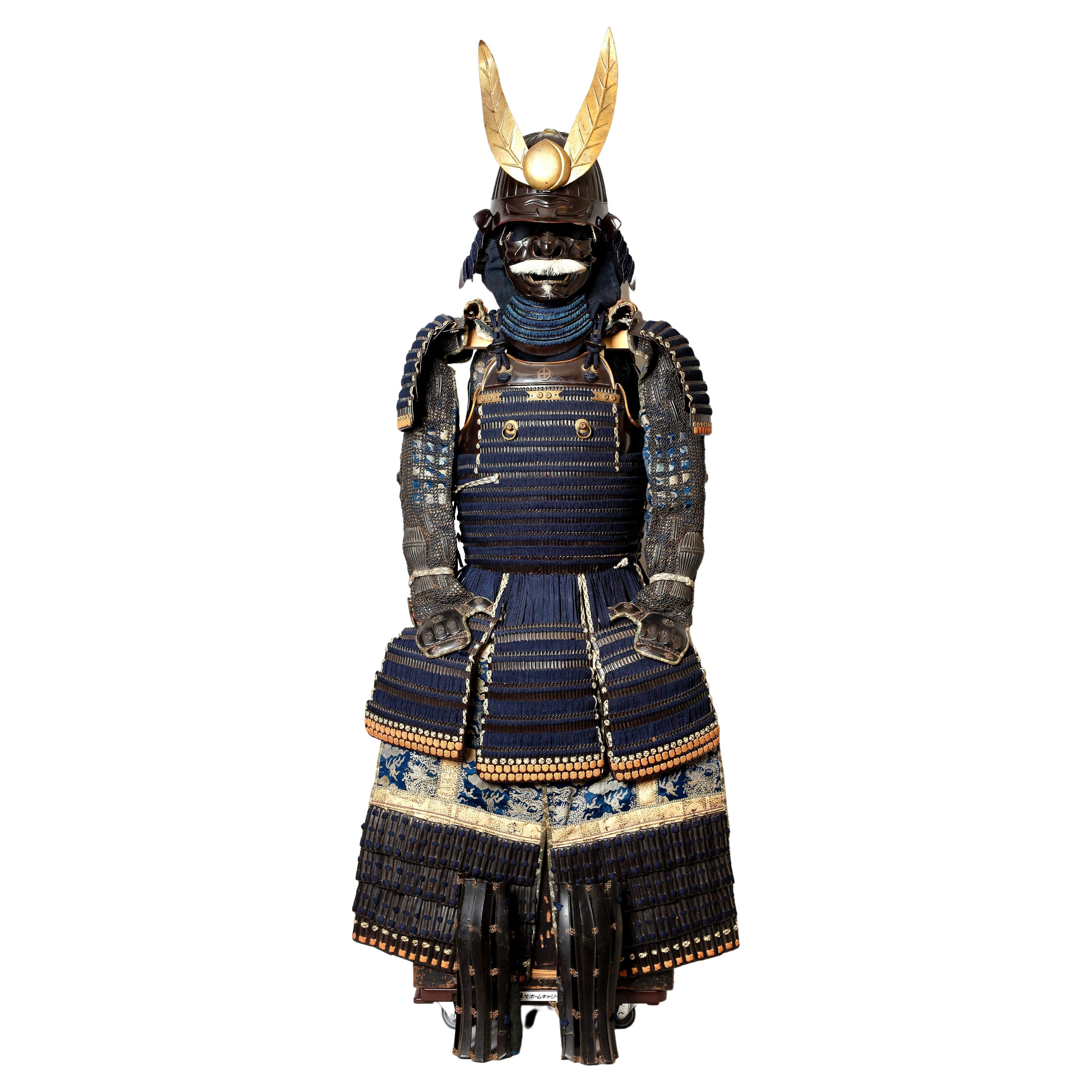 Introducing a truly exceptional piece of history - an 18th century Samurai armor set in almost pristine state of preservation. This set is accompanied by high grade Tokubetsu-kicho-shiryo papers, issued by the Association for the Research and