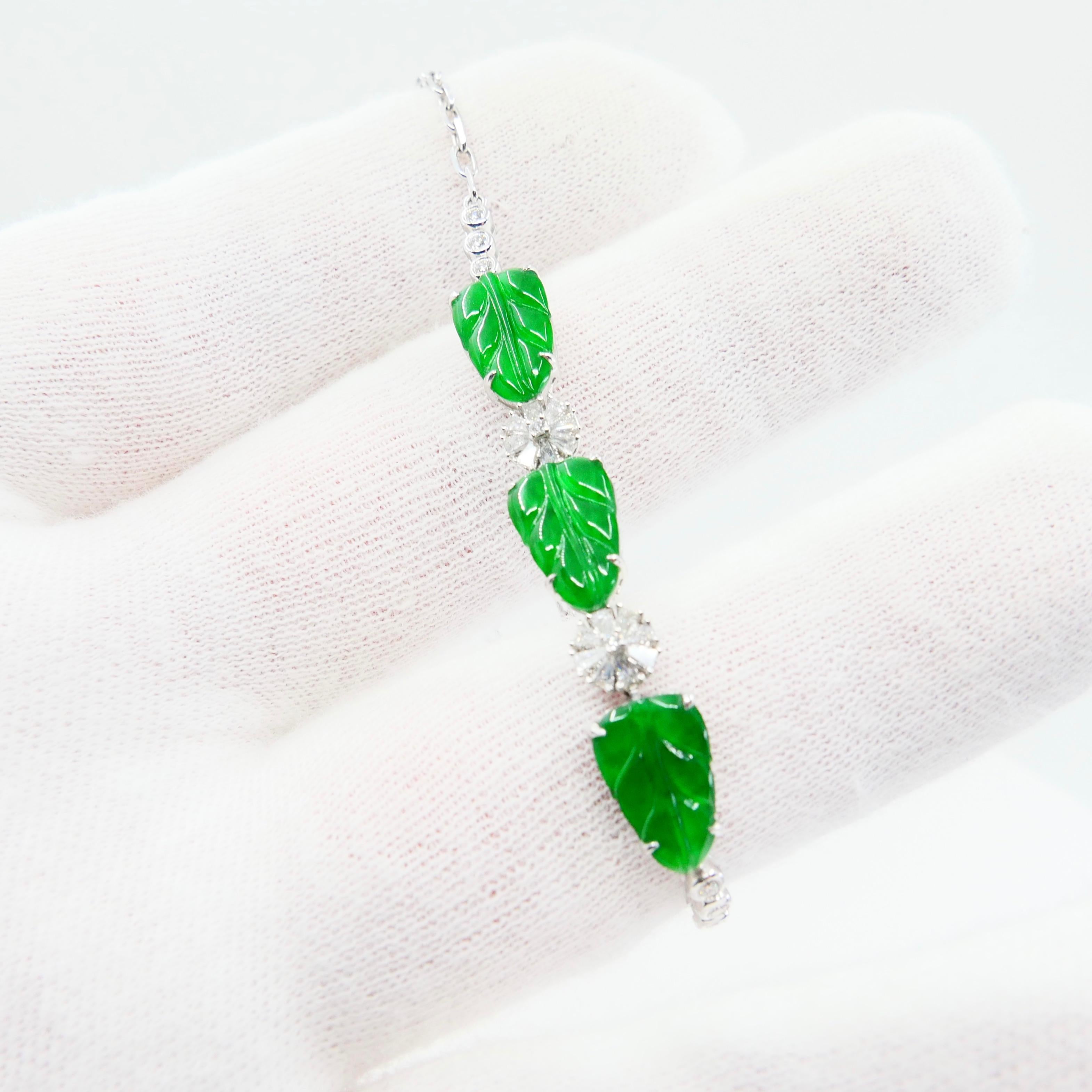imperial green jade bracelet