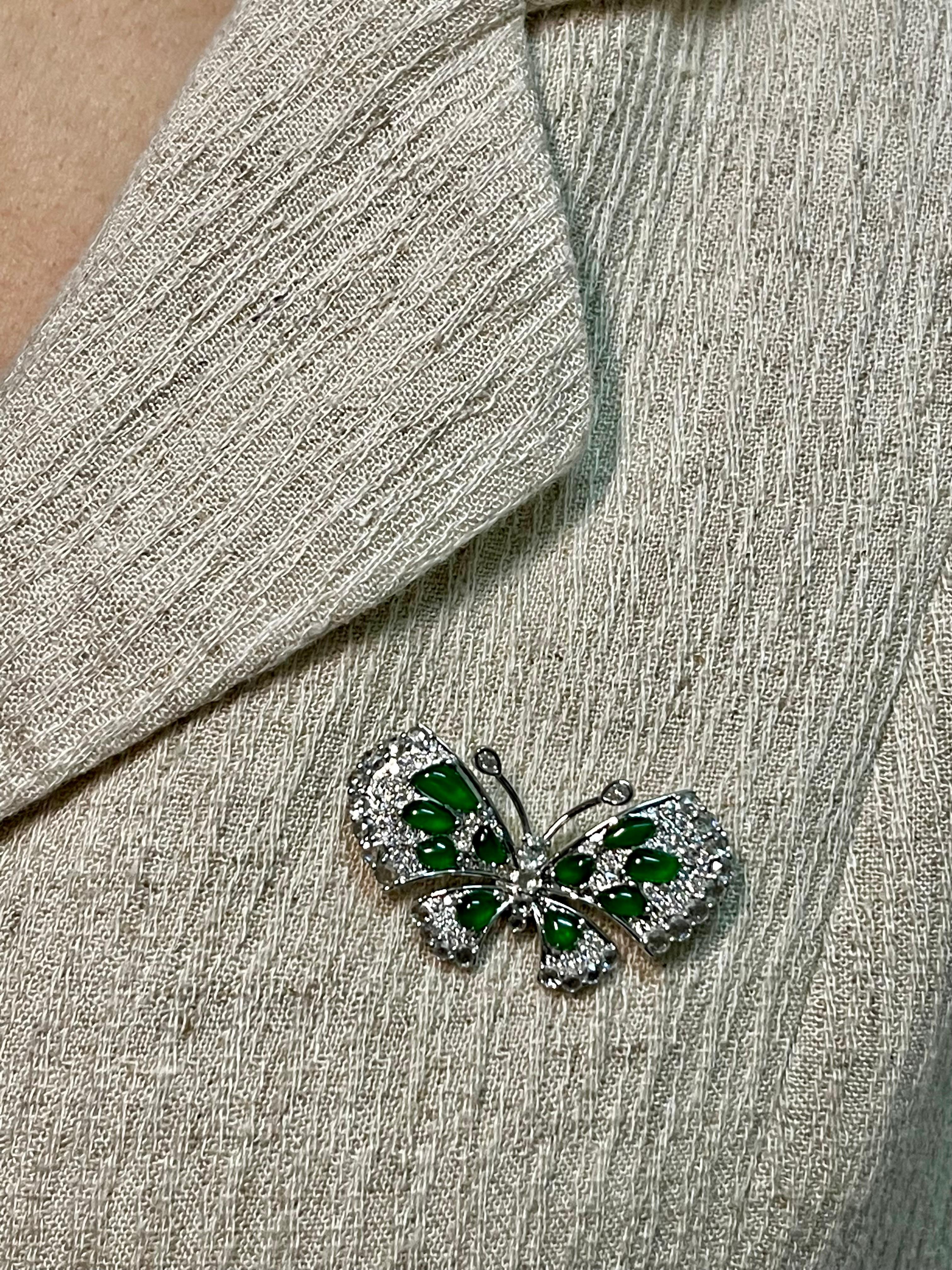 green jade butterfly ring