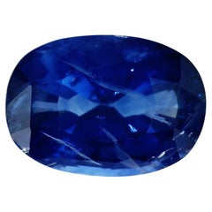 Certified Intense/Vivid Blue Sapphire