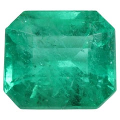 Zertifizierter intensiver / Vivid grüner Smaragd 2,09ct 8x7