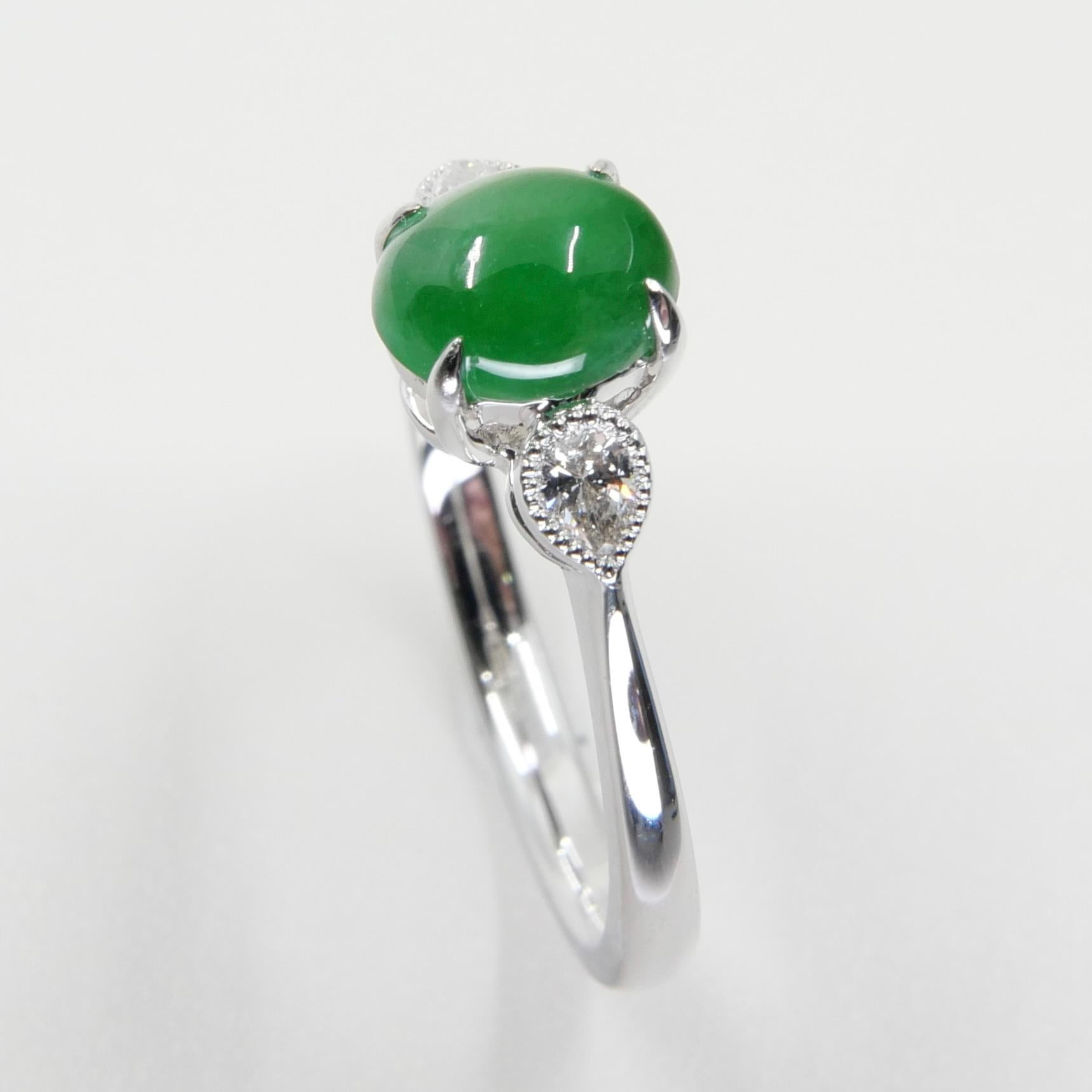 dainty green ring