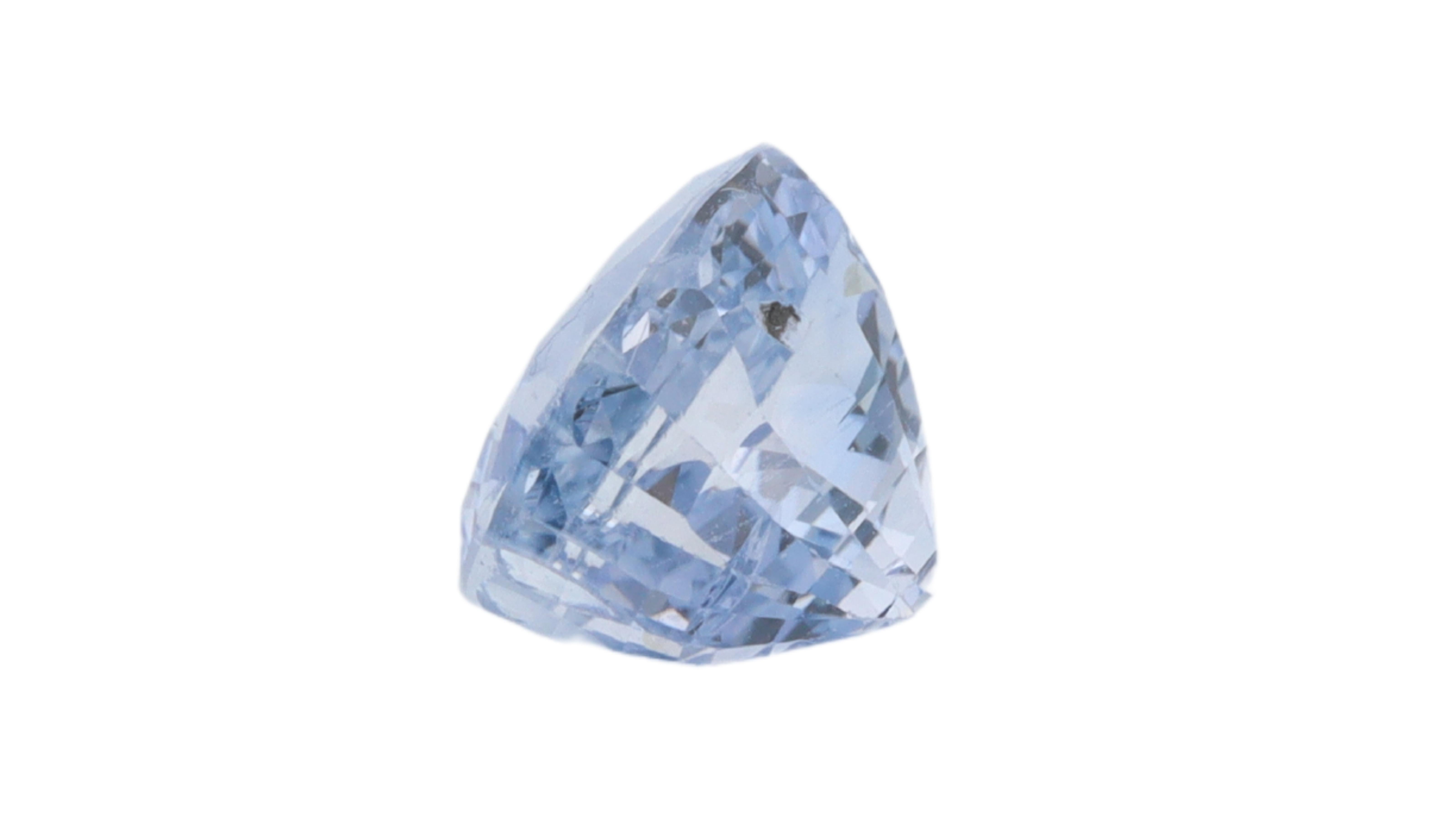 Certified Lavender Sapphire - Oval 2.63ct In New Condition For Sale In Antwerpen, BE