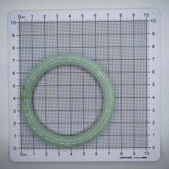 Certified Light Green 糯種 Genuine Burmese Jadeite Jade Classic Round Bangle