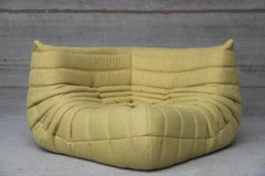 CERTIFIED Ligne Roset TOGO Corner in Durable Chartreuse Fabric, DIAMOND QUALITY