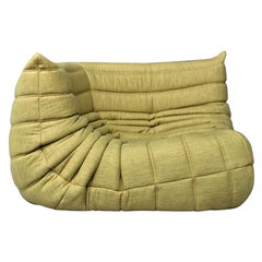 Vintage CERTIFIED Ligne Roset TOGO Corner in Durable Chartreuse Fabric, DIAMOND QUALITY
