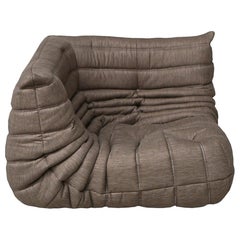 CERTIFIED Ligne Roset TOGO Corner in Stain Free Havana Fabric, DIAMOND QUALITY