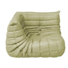 Used CERTIFIED Ligne Roset TOGO Corner in our Stain Free Olive Fabric DIAMOND QUALITY