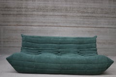 CERTIFIED Ligne Roset TOGO Loveseat in Durable Bermuda Fabric, DIAMOND QUALITY