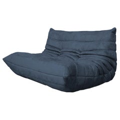 Used CERTIFIED Ligne Roset TOGO Loveseat in Durable Captain Fabric, DIAMOND QUALITY