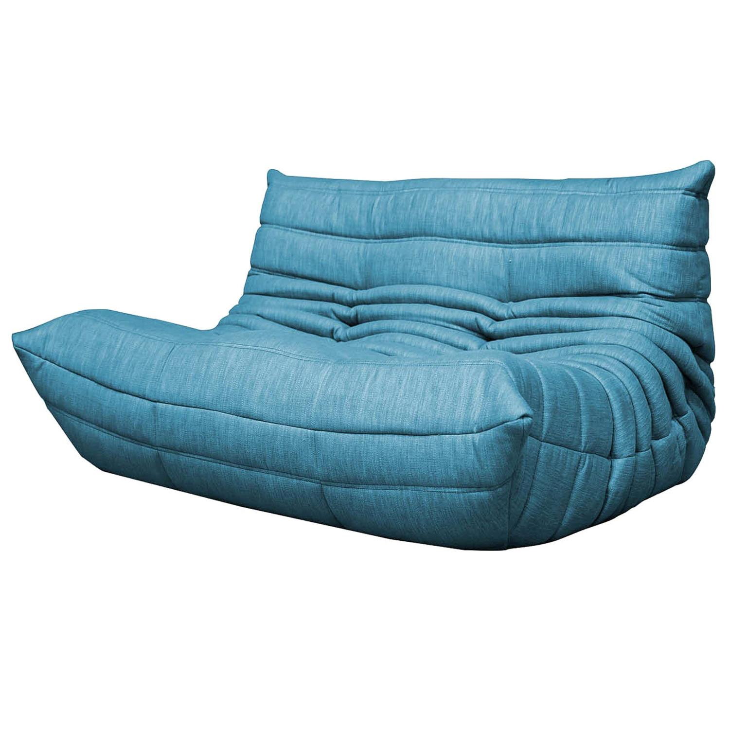 CERTIFIED Ligne Roset TOGO Loveseat in our Durable Hydro Fabric, DIAMOND QUALITY For Sale