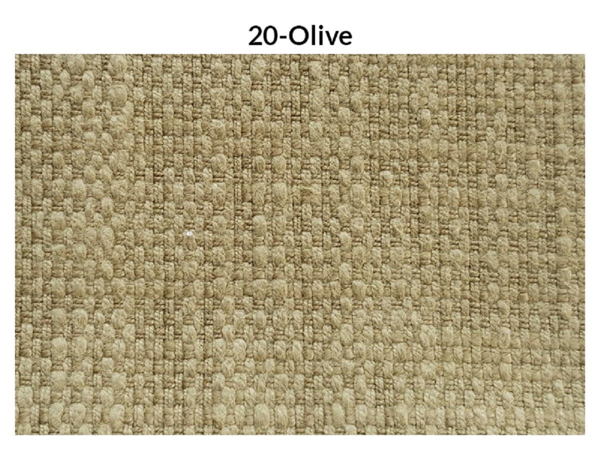 Mid-Century Modern CERTIFIED Ligne Roset TOGO Pouf in Stain Free Olive Fabric, DIAMOND QUALITY For Sale