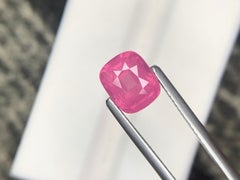 Certified Mahenge Spinel 3.15 Carats Loose Gemstone Cushion Cut