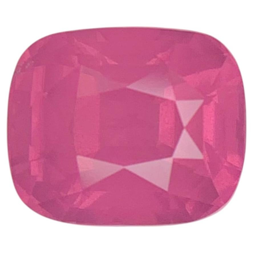 Certified Mahenge Spinel 3.15 Carats Loose Gemstone Cushion Cut For Sale