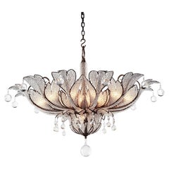 Certified Maison Bagues Chandelier, 26 Lights Brass & Crystal #20104