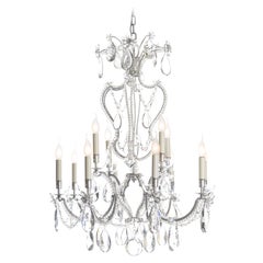 Certified Maison Bagues Chandelier, 26 Lights Iron & Crystal #16811