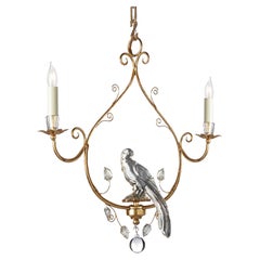 Certified Maison Bagues  Chandelier, 4 Lights Iron & Crystal #18108