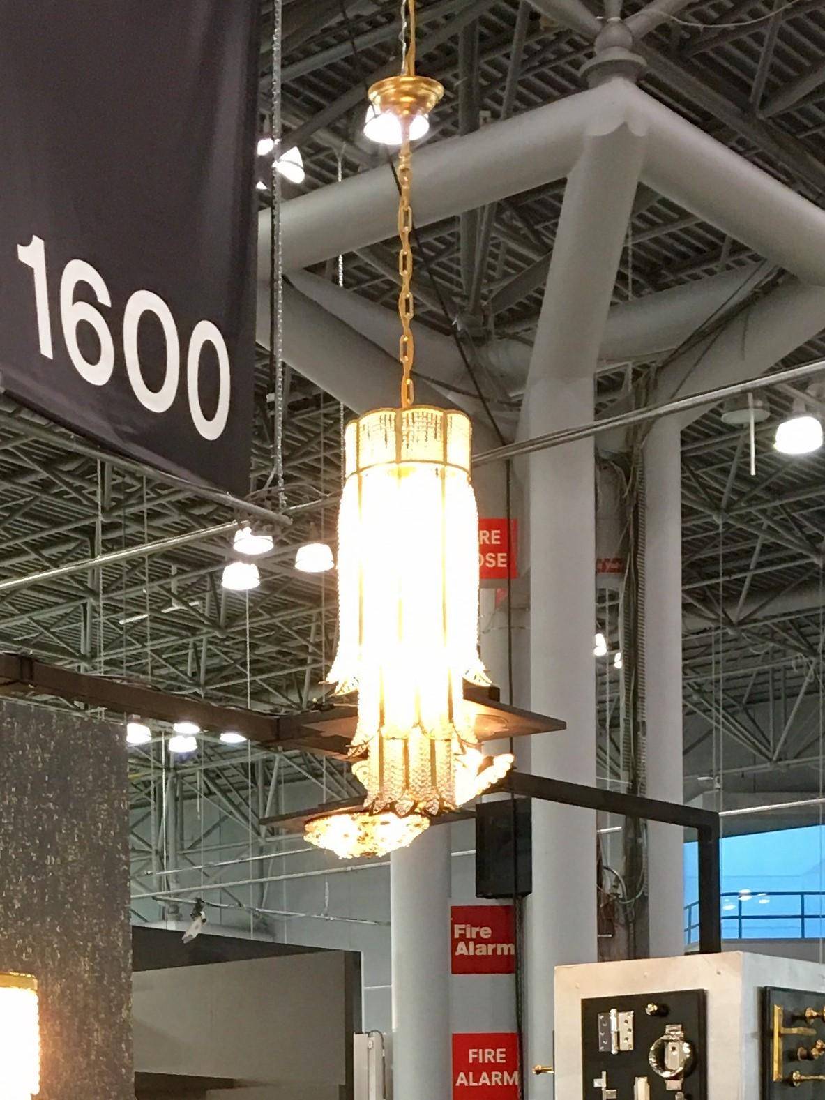 Other Certified Maison Bagues Chandelier Iron & Crystals #20125 For Sale