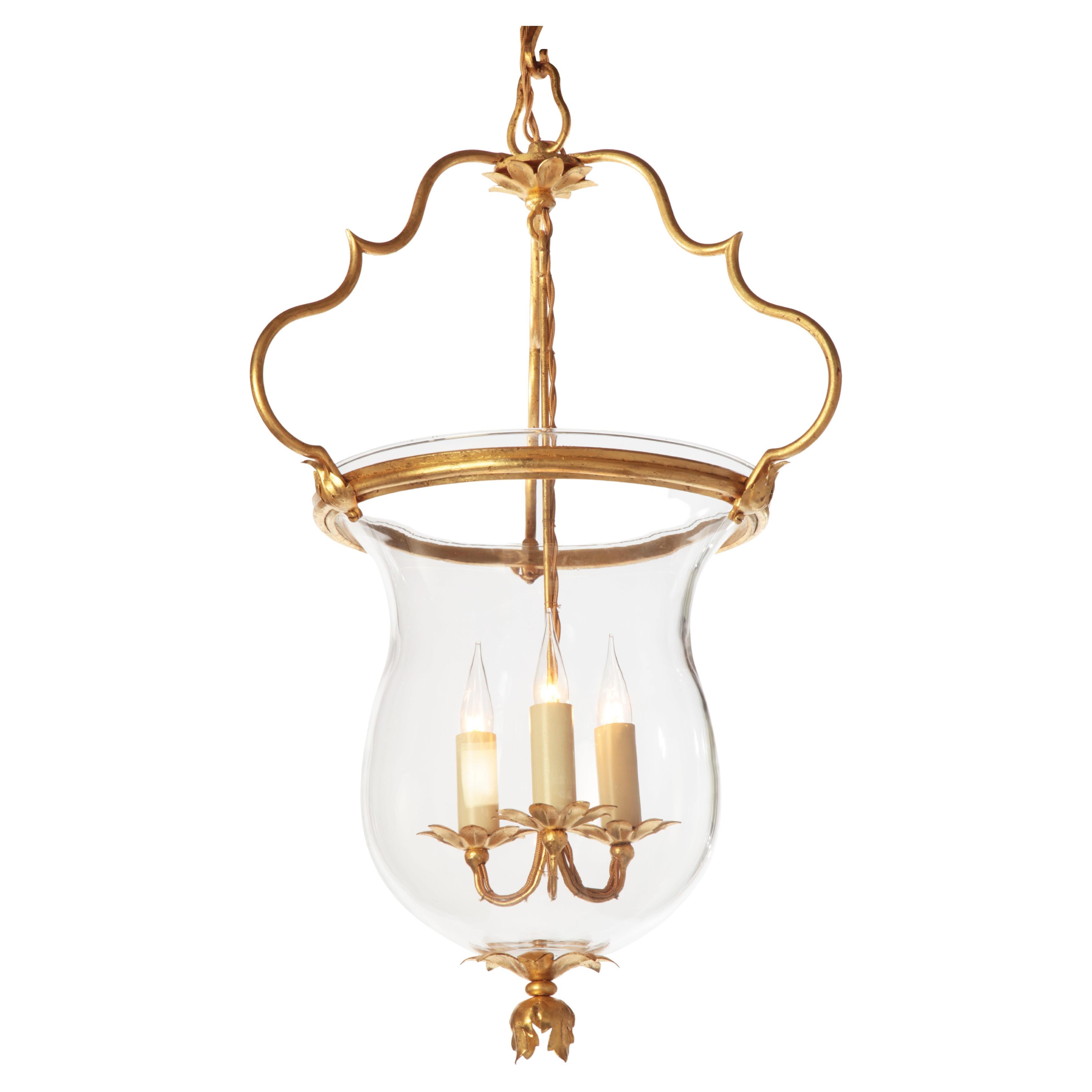 Certified Maison Bagues Lantern, 3 Lights Iron #17998